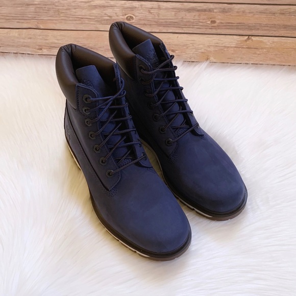 Timberland Men’s Radford 6” Waterproof Navy Boots - Picture 2 of 7